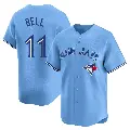 Men's No.11 George Bell Toronto Blue Jays Blue Limited Powder Alternate Jersey