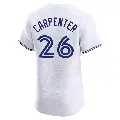 Men's No.26 Chris Carpenter Toronto Blue Jays White Elite Home Jersey