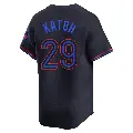 Men's No.29 Gosuke Katoh Toronto Blue Jays Black Limited 2024 City Connect Jersey