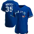 Men's No.35 Joe Mantiply Toronto Blue Jays Royal Authentic Alternate Jersey
