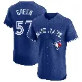 Men's No.57 Chad Green Toronto Blue Jays Royal Elite Alternate Jersey