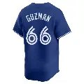 Men's No.66 Juan Guzman Toronto Blue Jays Royal Limited Alternate Jersey