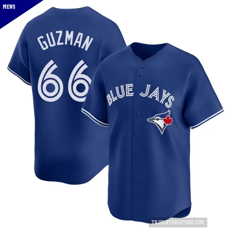 Men's No.66 Juan Guzman Toronto Blue Jays Royal Limited Alternate Jersey