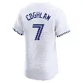 Men's No.7 Chris Coghlan Toronto Blue Jays White Elite Home Jersey