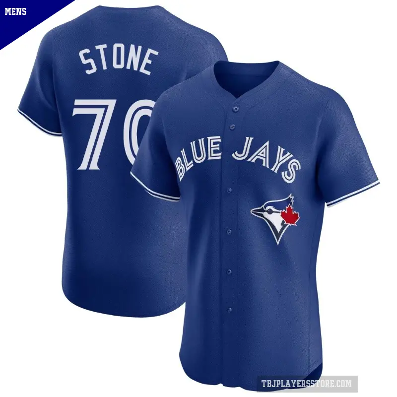 Men's No.70 Alex Stone Toronto Blue Jays Royal Elite Alternate Jersey