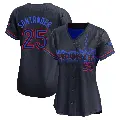 Women's No.25 Anthony Santander Toronto Blue Jays Black Limited 2024 City Connect Jersey