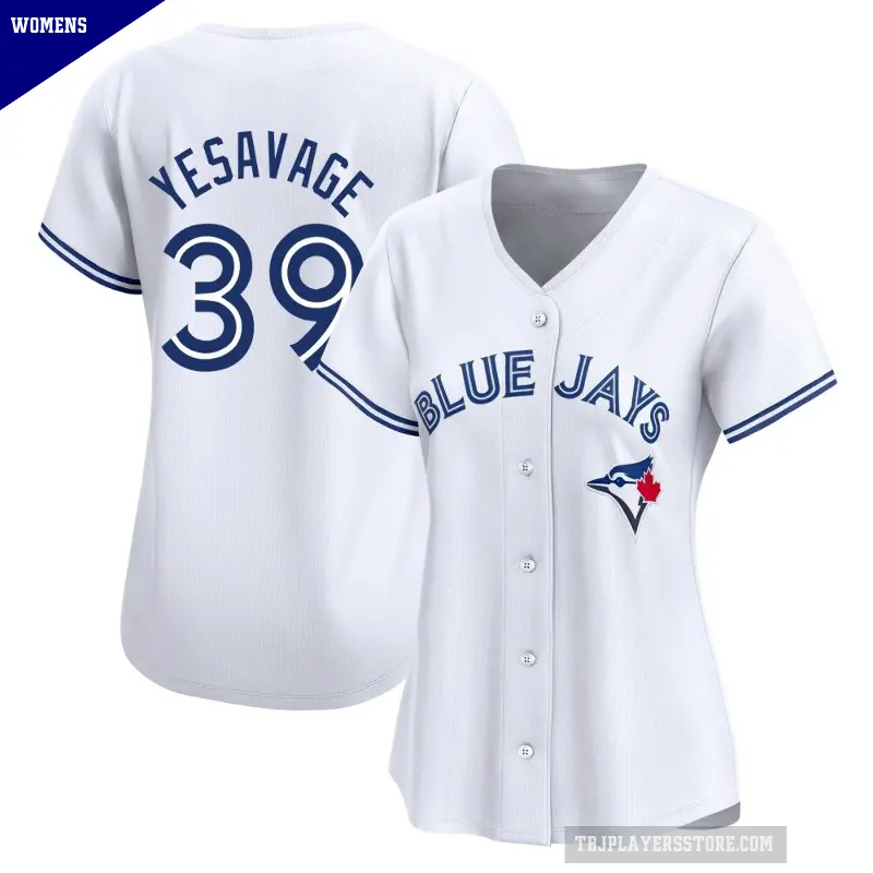 Women's No.39 Trey Yesavage Toronto Blue Jays White Limited Home Jersey