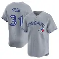 Youth No.31 Cam Eden Toronto Blue Jays Gray Limited Away Jersey