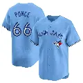 Youth No.66 Cody Ponce Toronto Blue Jays Blue Limited Powder Alternate Jersey
