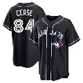 Youth No.84 Dylan Cease Toronto Blue Jays Black Replica Fashion Out Jersey