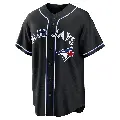 Youth No.84 Dylan Cease Toronto Blue Jays Black Replica Fashion Out Jersey